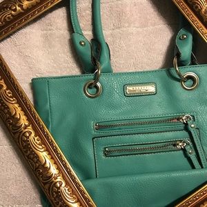 Turquoise Rosetti Handbag | 🔶
